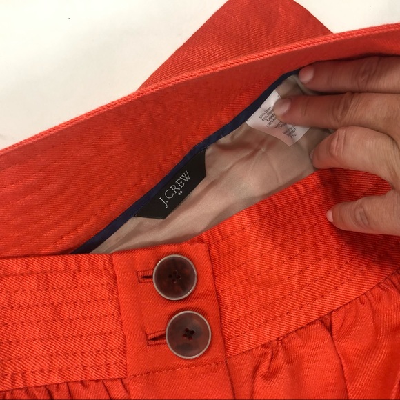 ❤️J. Crew orange linen skirt 4 - Picture 8 of 8